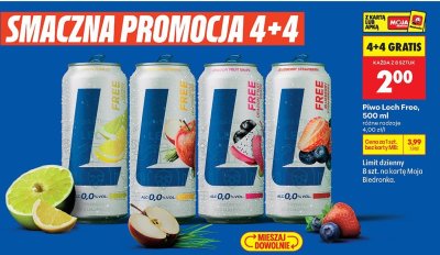 Piwo Lech Free różne rodzaje 500 ml promocja w Biedronka