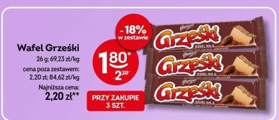 Wafel Grzeski promocja w Żabka