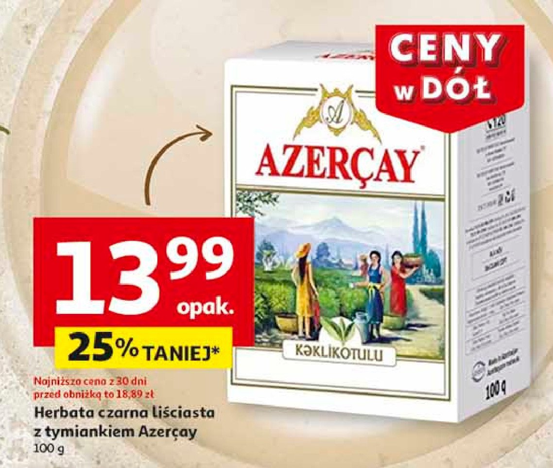 Herbata z tymiankiem Azercay armudu promocja