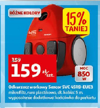 Odkurzacz svc45rd Sencor promocja