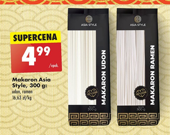 Makaron udon Asia style promocja