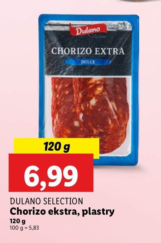 Chorizo dulce Dulano promocja