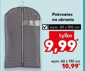 Pokrowiec na ubrania 60 x 135 cm promocja