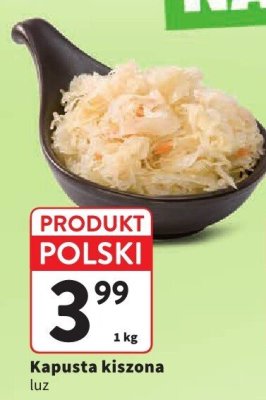 Kapusta kiszona luz promocja w Intermarche