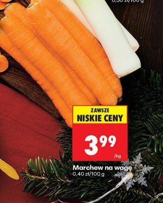 Marchew na wagę promocja w Biedronka