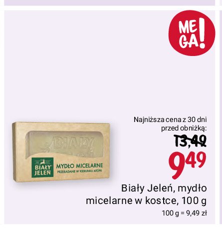 Mydło micelarne Biały jeleń promocja