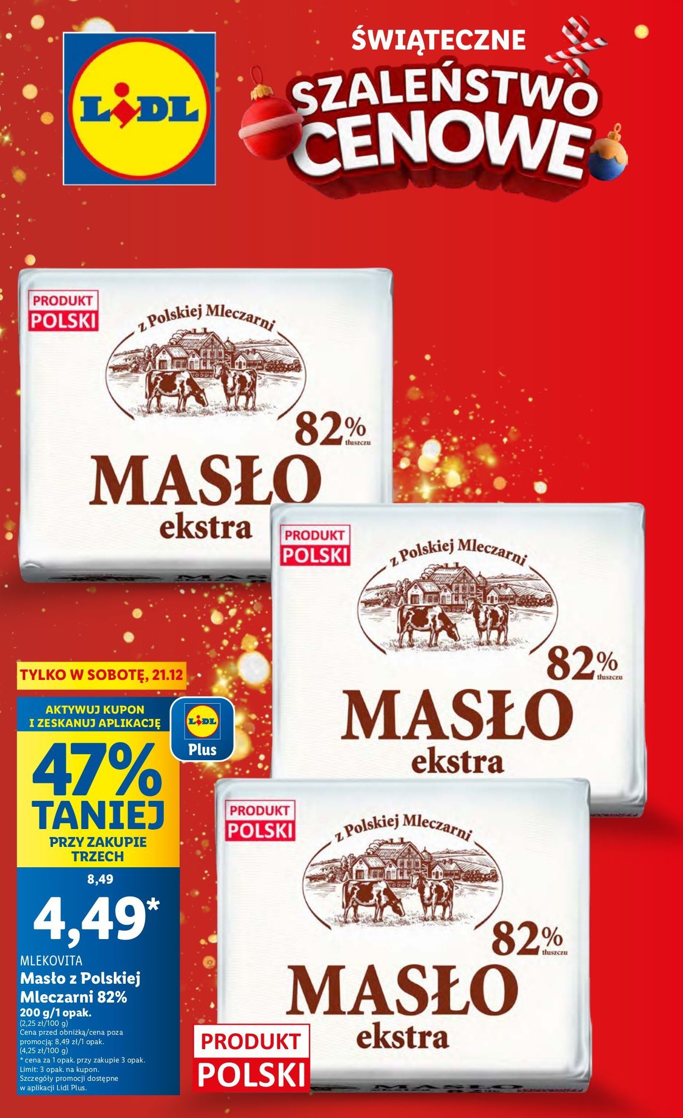 Masło z polskiej mleczarni Mlekovita promocja w Lidl