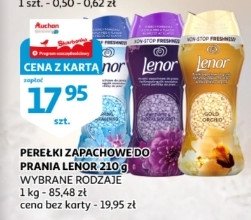 Perełki zapachowe gold orchid Lenor promocja