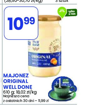 Majonez original Well done promocja