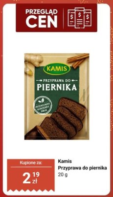 Przyprawa do piernika Kamis promocja w Biedronka