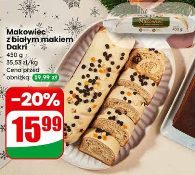 Makowiec z białym makiem  promocja w Dino