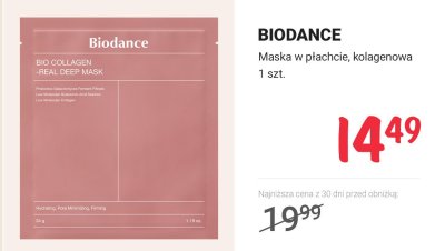 Maska w płachcie kolagenowa  promocja w Rossmann