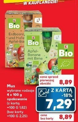 Mus jabłkowy K-classic promocja