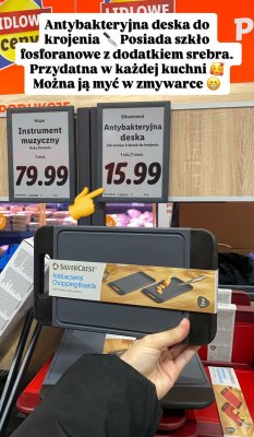 Deska do krojenia antybakteryjna SilverCrest promocja w Lidl