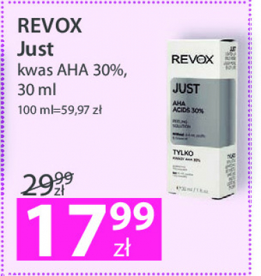 Serum aha acids 30% Revuele revox just promocja