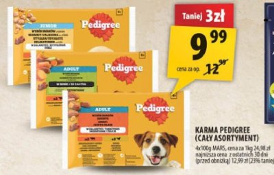 Karma Pedigree (cały asortyment) 4x100g Mars promocja w Arhelan