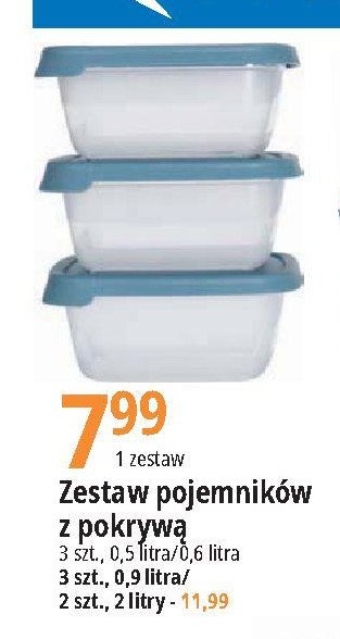 Pojemniki na żywność 900 ml promocja