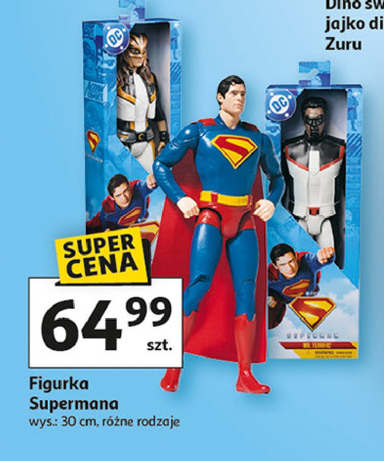 Figurka superman mr.terrific promocja w Auchan
