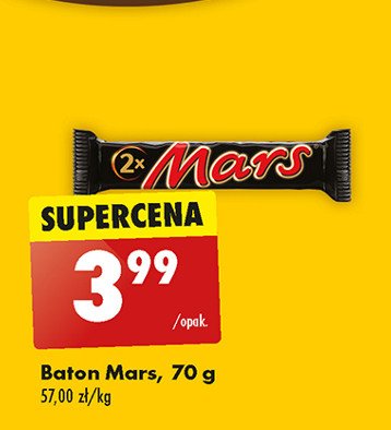 Baton Mars 2pack promocja w Biedronka