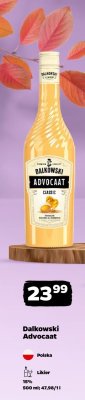 Likier Dalkowski Advocaat Classic promocja w Netto