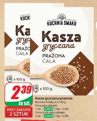 Kasza gryczana prażona Kuchnia smaku promocja