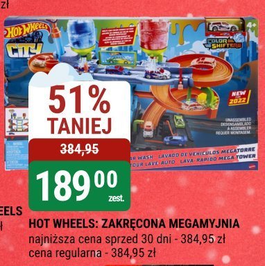 Hot Wheels Zakręcona Megamyjnia promocja w bi1