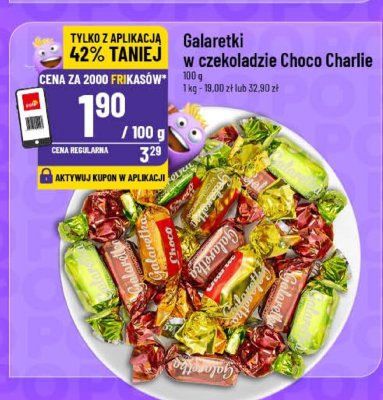 Galaretki w czekoladzie Choco Charlie promocja w POLOmarket