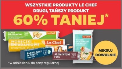 Wszystkie produkty kuchenne DRUGI -60% promocja w Netto