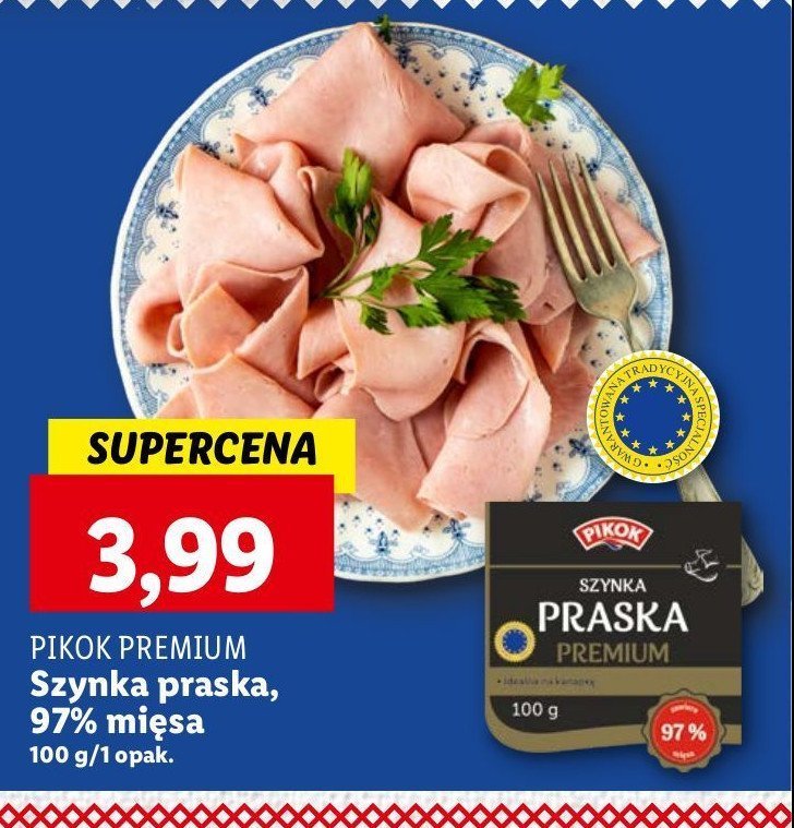 Szynka praska Pikok premium promocja