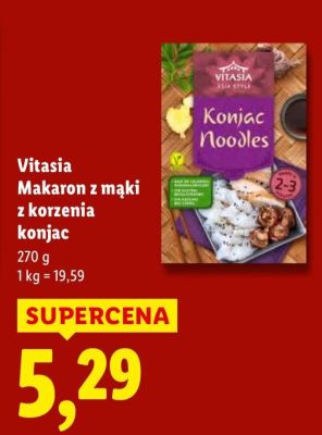 Vitasia Makaron z mąki z korzenia konjac 270 g promocja w Lidl