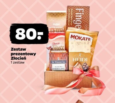 Zestaw prezentowy Złocień promocja w Netto