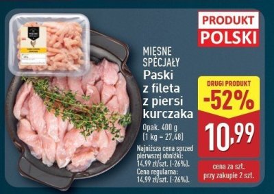 Paski z fileta z piersi kurczaka Mi臋sne specja艂y zawsze 艣wie偶e promocja