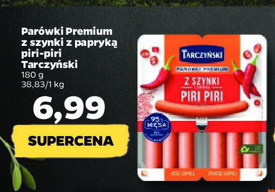 Parówki z szynki z papryką piri-piri Tarczyński promocja w Stokrotka