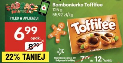 Bombonierka Toffifee promocja w Delikatesy Centrum