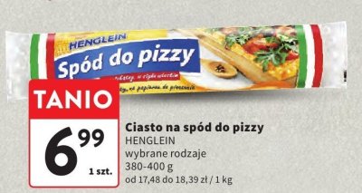 Ciasto na spód do pizzy wybrane rodzaje promocja w Intermarche