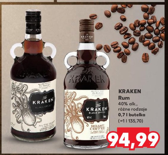 Rum The kraken black spiced roast coffee promocja