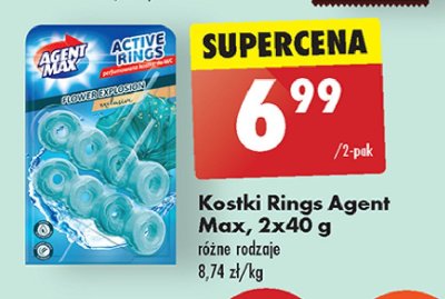 Kostka do wc ocean rings Agent max promocja