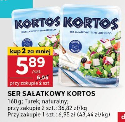 Ser sałatkowy kortos naturalny Turek naturek Turek 123 promocja w Stokrotka
