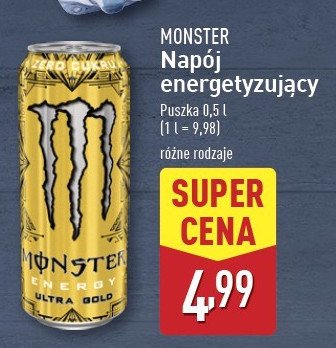 Napoj energetyczny promocja w Aldi