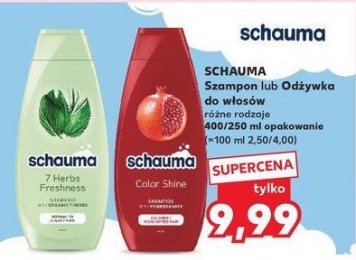 Szampon do włosów SCHAUMA 7 BLOSSOM OIL promocja