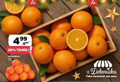Pomarańcza siatka 1 kg promocja w Netto