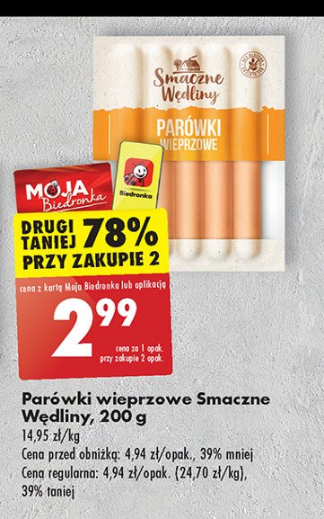 Par贸wki wieprzowe Smaczne w臋dliny promocja