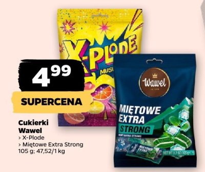 Cukierki X-Plode promocja w Netto