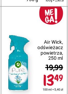 Aerozol kwiat bawełny Air wick promocja