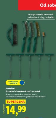 Szczotka lub zestaw 4 lub 5 szczotek promocja w Lidl