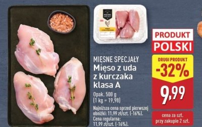 Mięso z uda kurczaka Mięsne specjały zawsze świeże (aldi) promocja