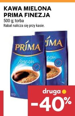 Kawa mielona Finezja 500 g promocja w Stokrotka
