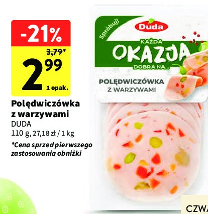 Polędwiczówka z warzywami Silesia duda promocja