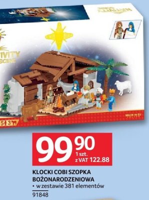 Klocki COBI Szopka Bożonarodzeniowa 91848 w zestawie 381 elementów promocja w Selgros