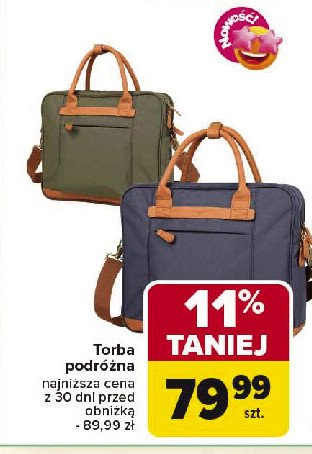 Torba podróżna promocja w Carrefour